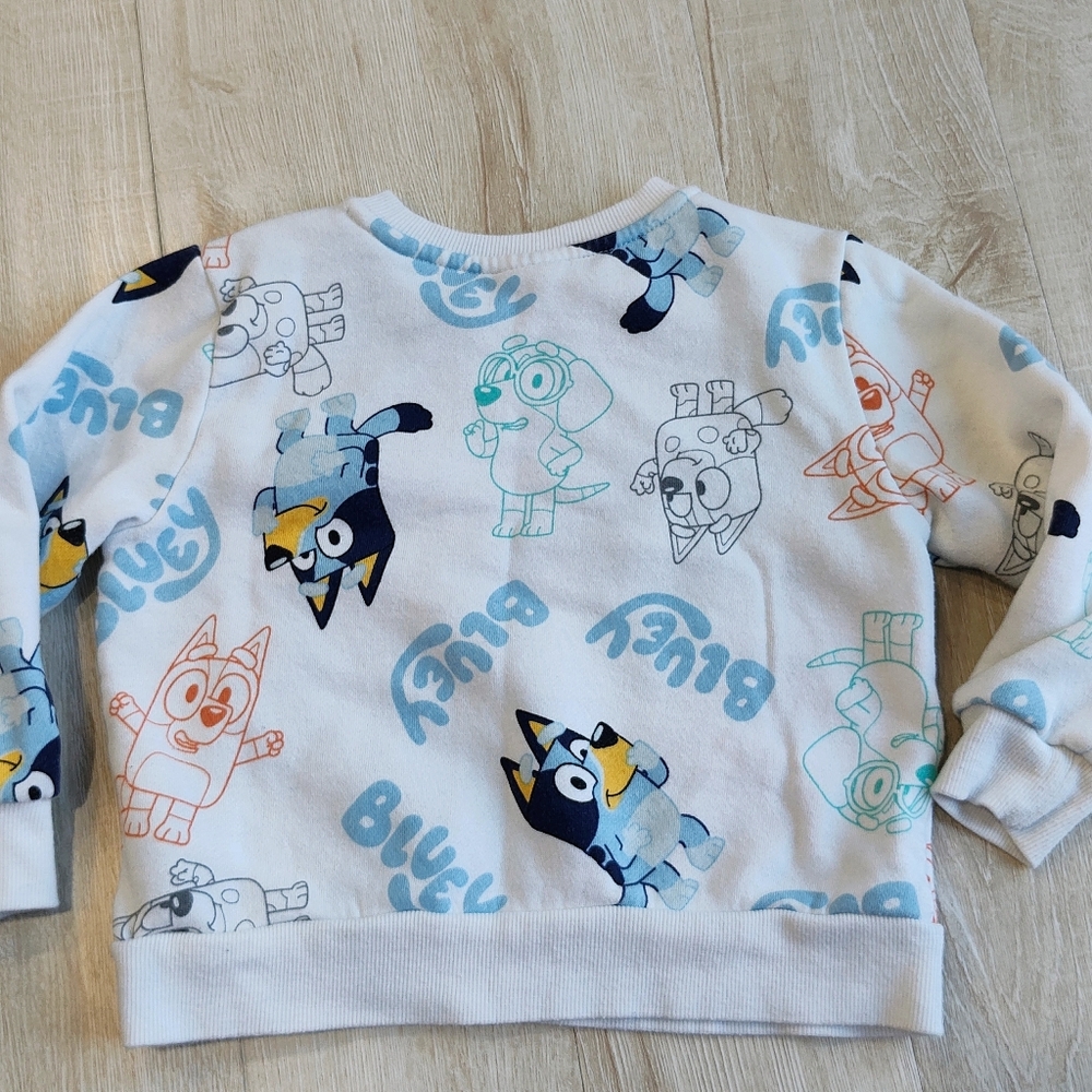 Target Kids Bluey Sweatshirts - White and Purple - Picture 10 of 10